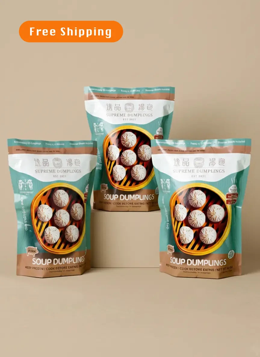 PORK SOUP DUMPLINGS - TRIPLE SET (150 pcs)