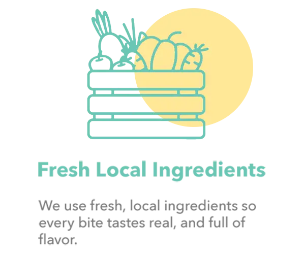 Fresh local ingredients selected for Supreme Dumplings' authentic flavor profile.