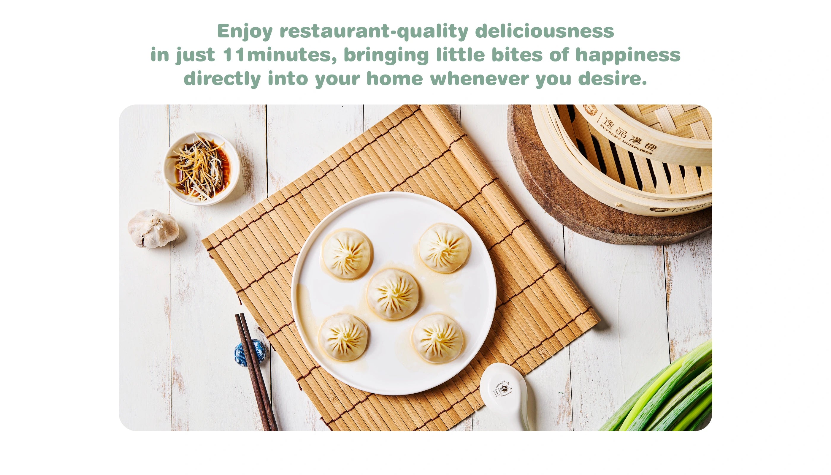 Enjoying a sophisticated Taiwanese xiao long bao at home in just 11 minutes with Supreme Dumplings, featuring premium local ingredients and heritage recipes.