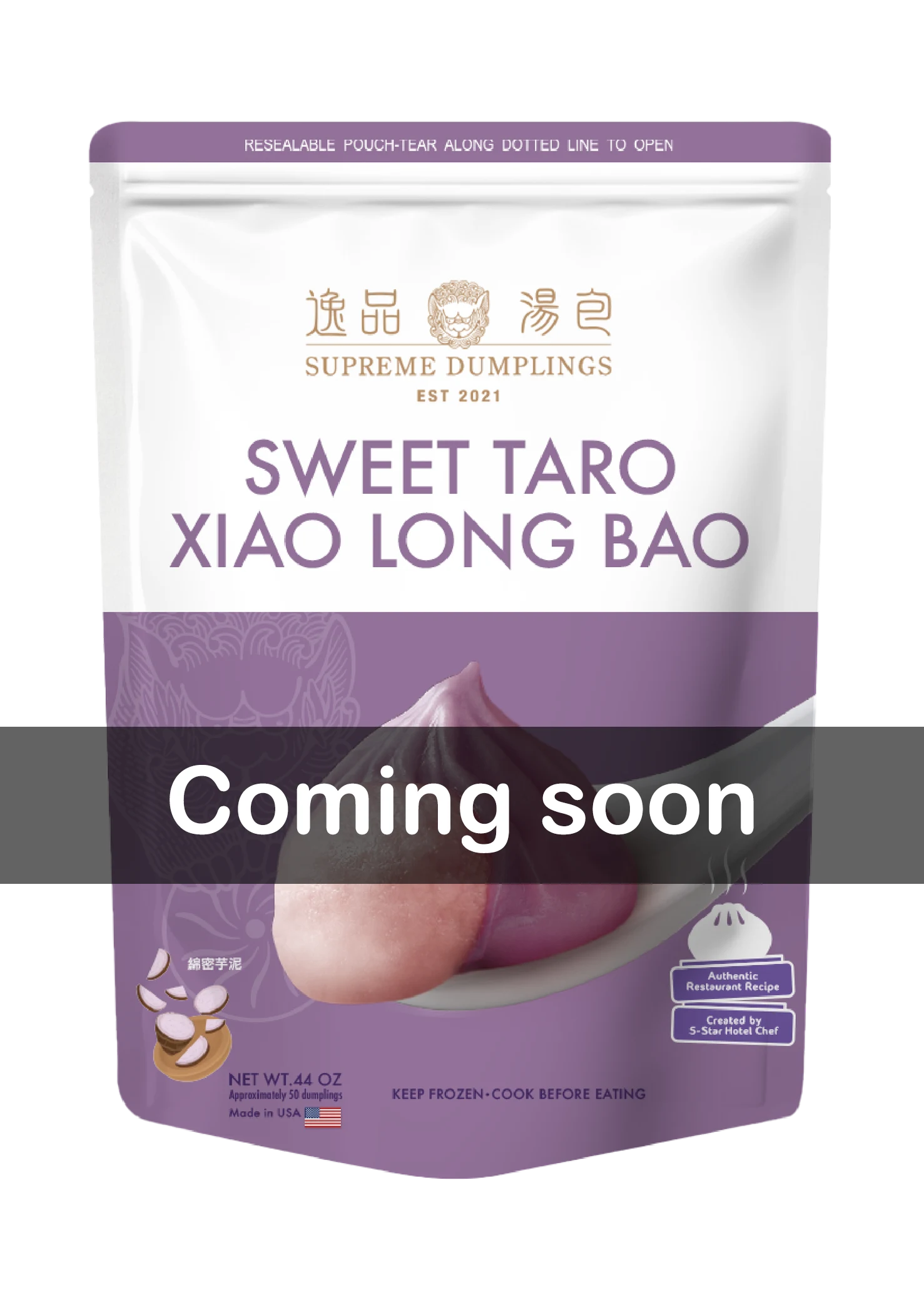 A classic Taiwanese dessert co-developed by former Din Tai Fung head chefs, featuring creamy, natural taro filling and a delicate texture.